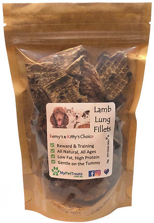 Dehydrated Lamb Lung Fillets - Premium Australian - Economy Pack